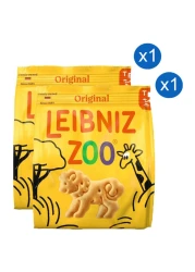 Bahlsen Leibniz Zoo Animal Original Biscuits 100g Pack of 2