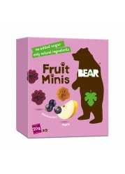 Bear Paws Apple And Blackcurrant Pure Fruit Snacks 20g Pack of 5