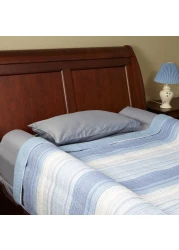 hiccapop [2-Pack] Foam Bed Bumpers for Toddlers, Toddler Bed Rails w/ Water-resistant Cover, Bed Guard Rail for Toddlers for Twin, Queen, King Beds