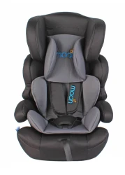 Moon Tolo Comfortable Toddler/Child Car Seat, Group 1,2,3 Convertible, 9 Month Upto 12 Years Of Use |9 To 36 Kg, Grey