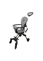 Lovely Baby Light Weight Traveller Stroller For Kids LB 717 - Grey