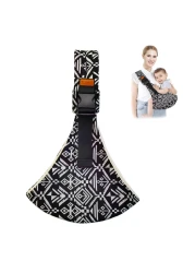 Baby Sling Carrier,Toddler Carrier, 2025 New Baby Carrier Newborn to Toddler,Portable Lightweight Non-Slip Hip Seat Carrier 10-30lbs(Black Sailboat)
