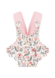 GAGAKU Toy Baby Carrier for Dolls Doll Accessory Stuffed Animal Carrier for Kids with Adjustable Straps - Pink Deer