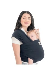 KeaBabies Baby Wrap Carrier All in 1 Original Breathable Baby Sling LightweightHands Free Baby Carrier Sling Baby Carrier Wrap Baby Carriers for Newborn Infant Baby Wraps Carrier Midnight