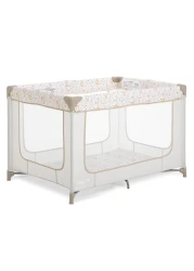 Dream On Me Zodiak Portable Playard with Carry Bag Shoulder Strap Beige