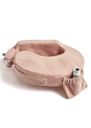 My Brest Friend Nursing Pillow - Deluxe - Enhanced Comfort w/ Slipcover - Ergonomic Breastfeeding Pillow For Ultimate Support For Mom &amp; Baby - Adjustable Pillow W/ Handy Side Pocket, Soft Rose