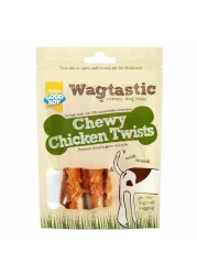 Good Boy Wagtastic Chewy Chicken Twists Dog Food 70g