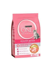 Purina One Healthy Kitten with Chicken Dry Cat Food, 1 to 12 Months, 2.7kg