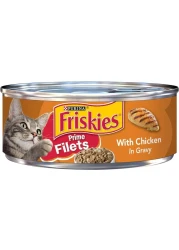 Purina Friskies Prime Fillet Cat Wet Food Chicken 5.5oz - pack of 24