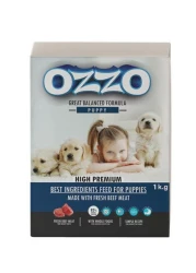 OZZO Puppy Premium Dry Food &ndash; Complete Nutrition for Growing Puppies, Rich in Omega Fatty Acids and Beta-Glucans 1 Kg