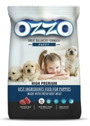 OZZO Puppy Premium Dry Food &ndash; Complete Nutrition for Growing Puppies, Rich in Omega Fatty Acids and Beta-Glucans 15 Kg