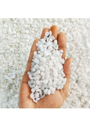 White Chips (3-5 mm) 3 kg for Vases, Gardening, and Aquariums