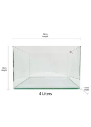 Aqua Viu Curved Glass Tanks - 18 x 13 x 18 cm