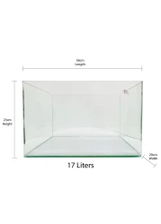 Aqua Viu Curved Glass Tanks - 35 x 20 x 23 cm