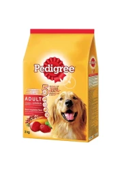Pedigree Beef and Vegetables Dry Food for Adult Dog, 3kg