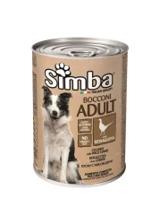 Simba Monge Dog Food Chunks With Wild Games 415g
