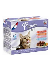 Les Repas Plaisir Cats Chunky In Gravy 100g Pack of 12