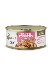 Applaws Taste Topper Broth Chicken Salmon Dog Tin Wet Dog Food -156G