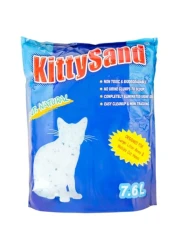Kitty Sand Cat Litter, Crystal Plain,7.6L