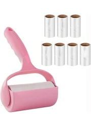 Duomama Lint Roller with 8 Refills - Pet Hair Remover for Carpets, Clothes, Car Seats - Strong Adhesive Tape for Dust and Fluff Removal - 240 Sheets