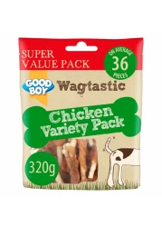 Good Boy Wagtastic Chicken Variety Pack 320g
