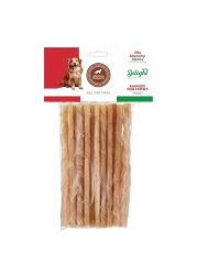 Delight Twisted Munchy Stick Rawhide Dog Chews 25 Stick 5inch 7 to 8mm