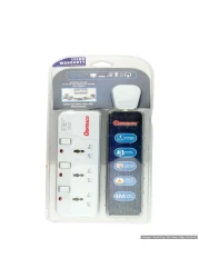 Oshtraco 3 Way Switch Extension Cord 4m Assorted