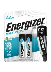 Energizer Max Plus AA Alkaline Batteries Pack of 2