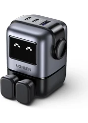 UGREEN RG 65W USB C Charger 3Type C Power Adapter for MacBook/HP/Dell/Lenovo, iPhone 15 Pro Max, Galaxy S24 Ultra, Steam Deck-Black