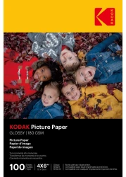 Kodak Picture Paper Glossy 4R - 4x6 inch size 100 Sheets