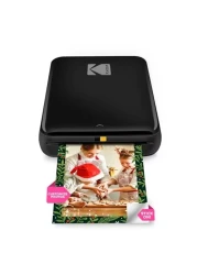 KODAK Step Instant Printer BluetoothNFC Wireless Photo Printer with ZINK Technology KODAK App for iOS Android Black Prints 2x3 Inch StickyBack Photos