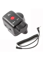 FocusFoto PRO Camcorder Zoom Commander Control &amp; Video Recording Remote Controller with 2.5mm Jack Spring Cable for Sony Panasonic Lanc