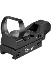 CVLIFE 1X22X33 Red Green Dot Gun Sight Riflescope Reflex Sight for 20mm Rail