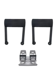 XINGBIRDS Enlarged and widened Footrest for Thrustmaster TFRP T.Flight Rudder Pedals,Enhance the flying experience