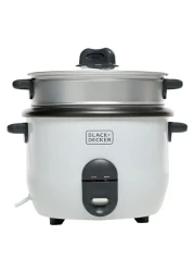 Black &amp; Decker Rice Cooker RC1860-B5 White