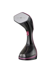 Black &amp; Decker Digital Handheld Garment Steamer HSTD1600-B5 Black and Pink 1600W