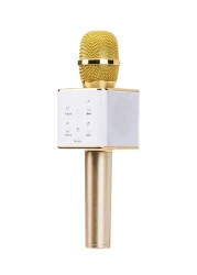 Generic Q7 Bluetooth Karaoke Microphone 4462400182 White/Gold