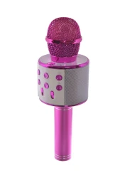 Generic Ws-858 Wireless Karaoke Microphone Ws-858-Pink Pink/White