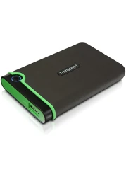 Transcend 2 TB USB 3.0 External Hard Drive - Military Drop Standards TS2TSJ25M3