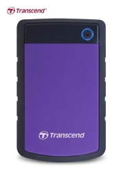 Transcend Rugged External Hard Drive USB 3.1 Gen 1 StoreJet 25H3P TS1TSJ25H3P Purple
