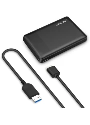External USB 3.0 Hard Drive Case, Wavlink Hard Drive Enclosure, Support SATA I/Ii/Iii/HDD/SSD Hard Disk Case, Hard Drive Reader With LED Indicator, Support Uasp &amp; 2TB Drives