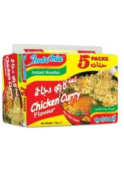Indomie Instant Noodles, Halal Certified, Chicken Curry Flavour 75g Pack of 5