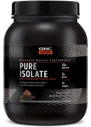 GNC AMP PURE ISOLATE 28 SVG [(CHOCOLATE FROSTING 28 OZ)