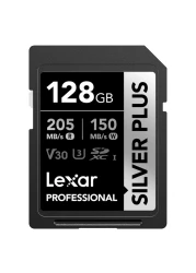 Lexar Professional Silver Plus SDXC UHS-I Memory Card LSDSIPL128G-BNNNG Grey 128GB