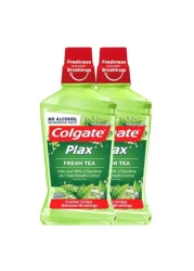 Colgate Plax Mouthwash Fresh Tea 500ml Pack of 2