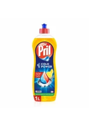 Pril Cold Power Hand Dishwashing Liquid Lemon 1L