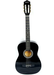 Mike Music 34 inch Mike Music Classical Guitar with Bag (34C, Black)