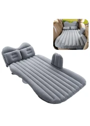 Generic-Portable Car Mattress Foldable Cushion Air Bed Inflatable Mattress Car Bed with Air-Pump Camping Travel Mattress