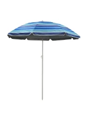 Desert Ranger Beach Umbrella UV 50+ Outdoor Portable Sunshade Umbrella with Carry Bag for Garden Beach Outdoor (2 M)