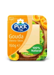 Puck Gouda Natural Cheese Slices, 150g
